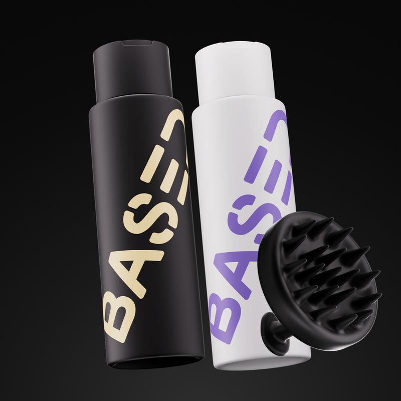 BASED Shower Duo | Shampoo + Conditioner | Deep Clean, Hydrates, Soothes Scalp, Boosts Volume | Fresh Peppermint | Premium Non-Toxic Formula | 12Oz Each