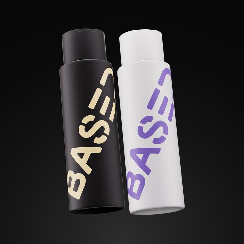 BASED Shower Duo | Shampoo + Conditioner | Deep Clean, Hydrates, Soothes Scalp, Boosts Volume | Fresh Peppermint | Premium Non-Toxic Formula | 12Oz Each