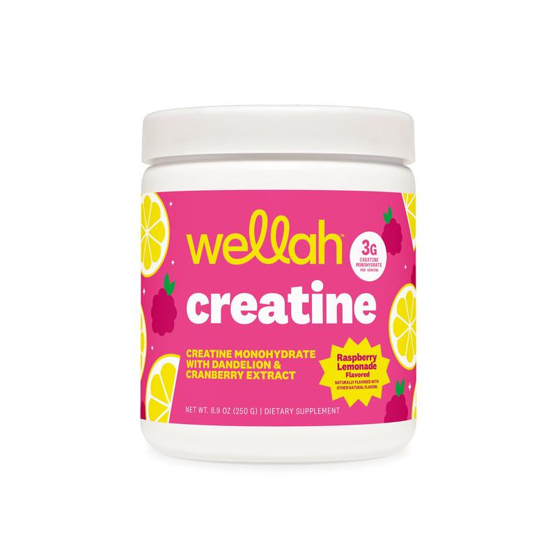 Wellah Creatine | Creatine Monohydrate Supplement for Woman | 3G of Creatine per Serving | 50 Servings