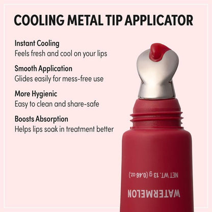 KISS NEW YORK Peptide Lip Treatment, Hydrating & Non-Sticky Tinted Plumping Balm, Shea Butter, Castor Oil & Squalene Reduces Look of Fine Lines, Softer & Fuller Lips with Cooling Metal Tip