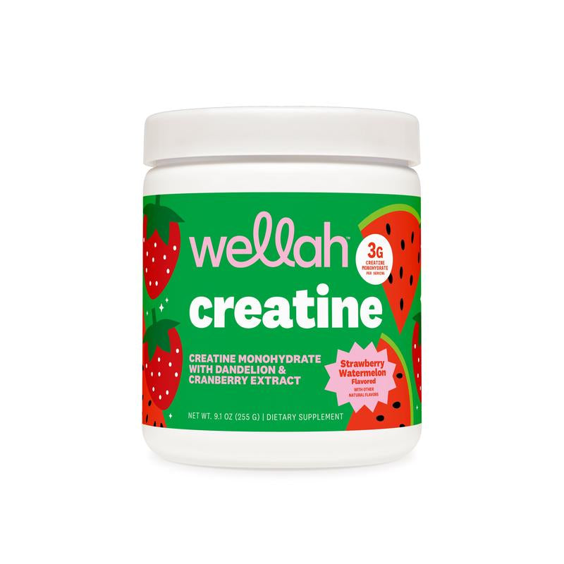 Wellah Creatine | Creatine Monohydrate Supplement for Woman | 3G of Creatine per Serving | 50 Servings
